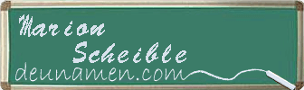 Marion Scheible Visitenkarte